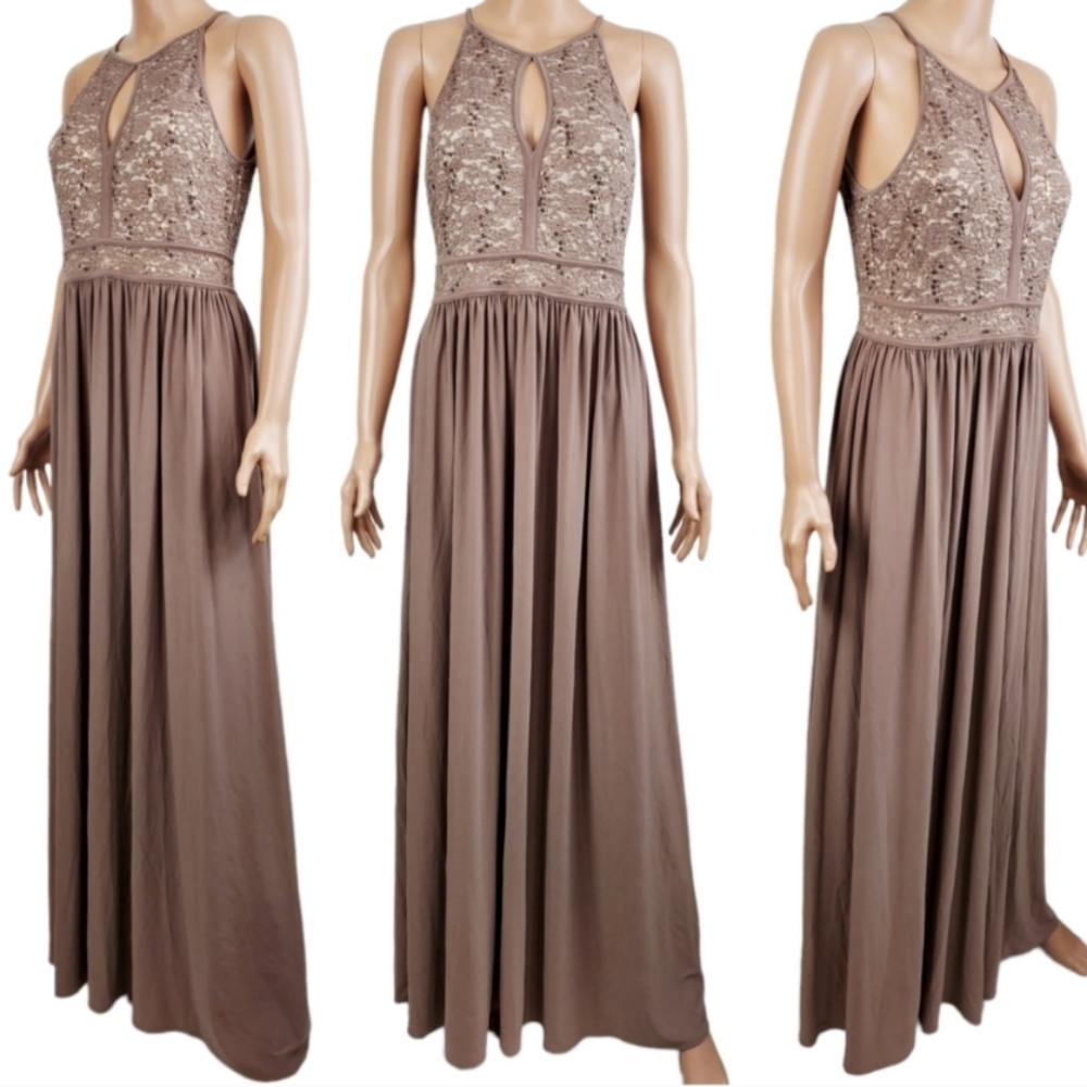 Beige maxi dress